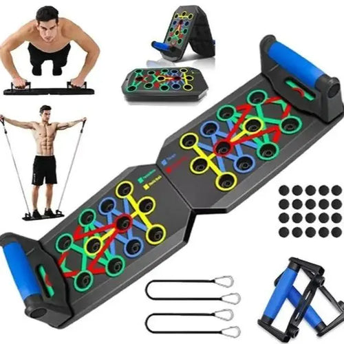 Multifunctional Push Up Trainer Board, Multifunctional Fitness Equipment with Ergonomic Design for Chest Muscle Strength Boost, Home Gym Workout Efficiency & Comfortable Exercise