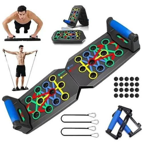 Multifunctional Push Up Trainer Board, Multifunctional Fitness Equipment with Ergonomic Design for Chest Muscle Strength Boost, Home Gym Workout Efficiency & Comfortable Exercise